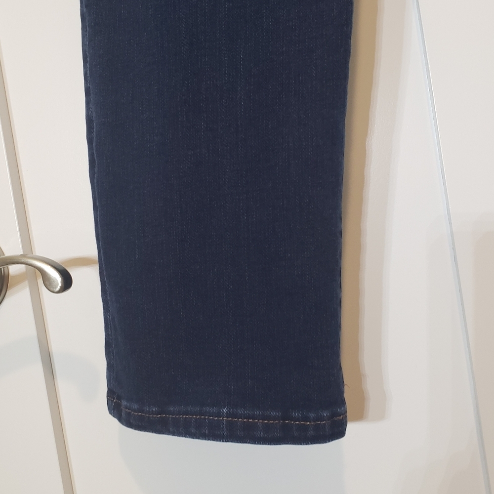 Chico's So Slimming Jeans Mid-rise Straight Darkwash Stretch Size 2.5 Like New - Picture 6 of 12